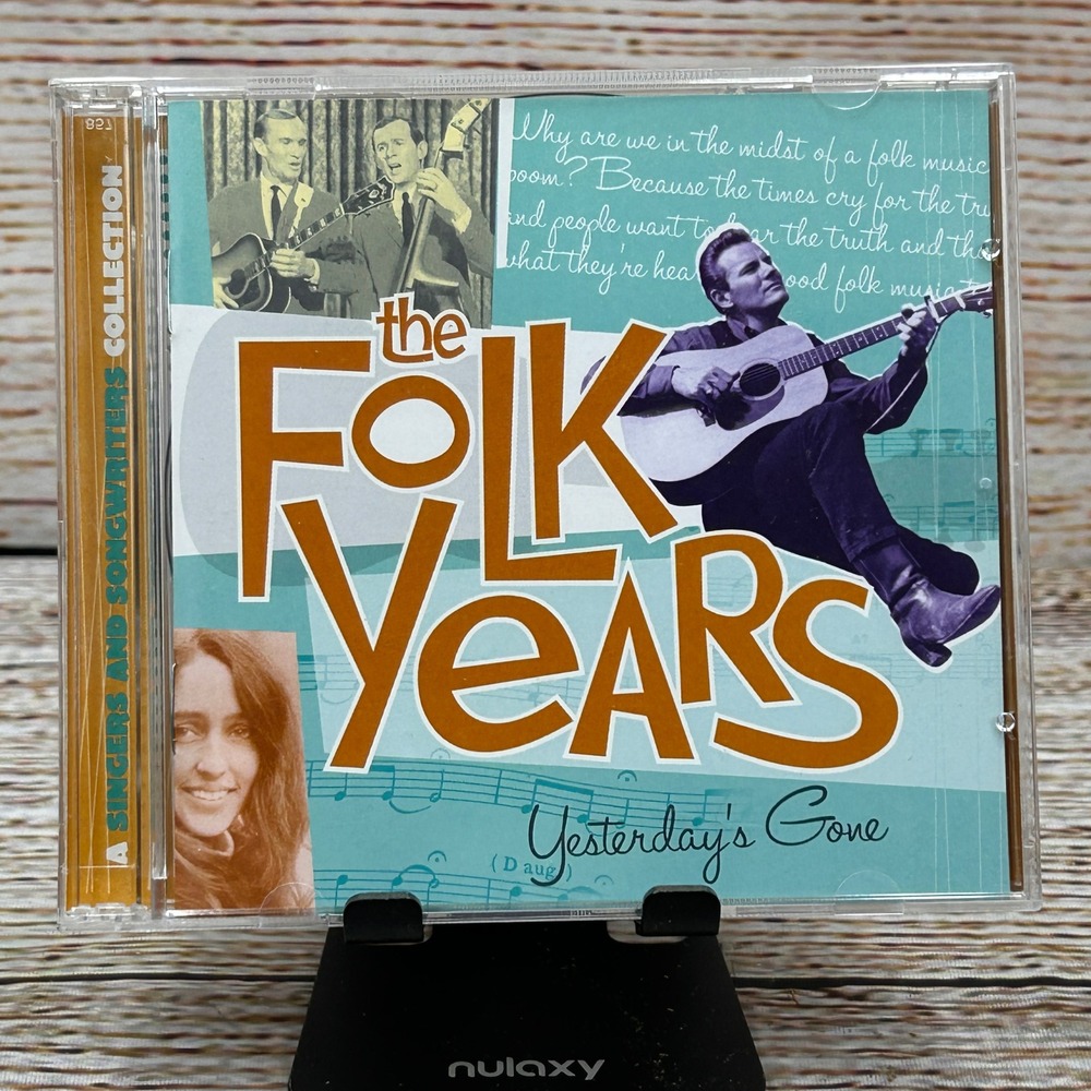Time Life The Folk Years Yesterday's Gone 2 CD Set Singers and‎ Songwriters 2002